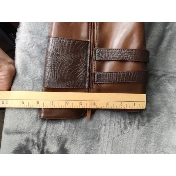 Corkeys Wyatt Tennley Buckle Boot Riding Boot Brown Size 8 - Picture 14 of 16